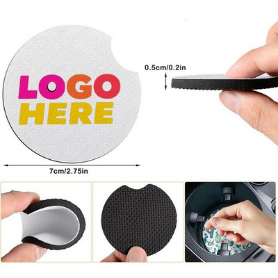 Anti-Slip Neoprene Car Cup Coaster