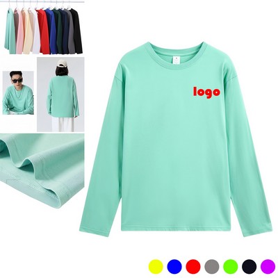 Men's 220GMS Combed Cotton Long Sleeve Tee