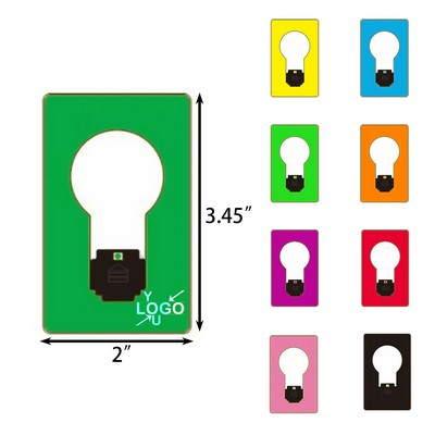 Compact LED Lamp in Credit Card Size