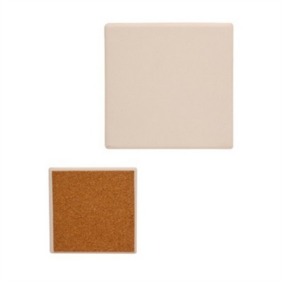 Absorbent Stone Coaster Duo - Round And Square