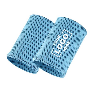 Microfiber Sports Cooling Wristbands