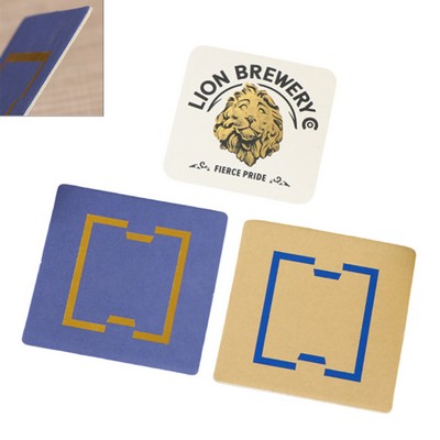 4" Square Paper Coaster