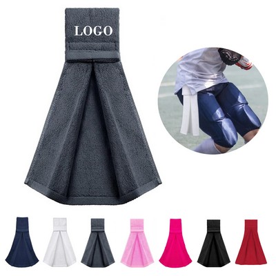 Football Rugby Sports Hook & Loop Towel
