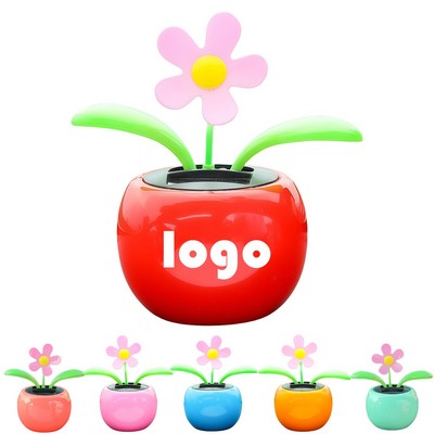 Solar Powered Dancing Flower – Car Dashboard & Desk Decor