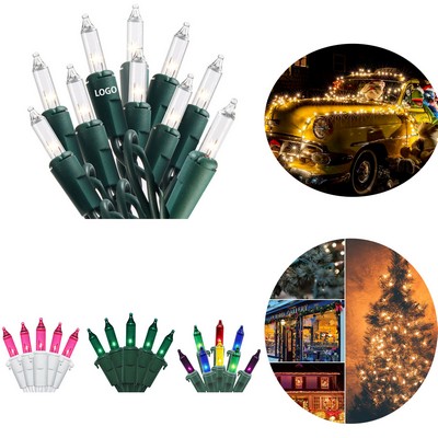 100 Count Clear Christmas Mini String Lights