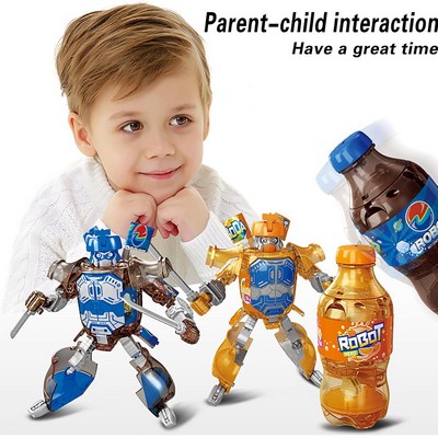 New Beverage Bottles Transformer Robot Toys