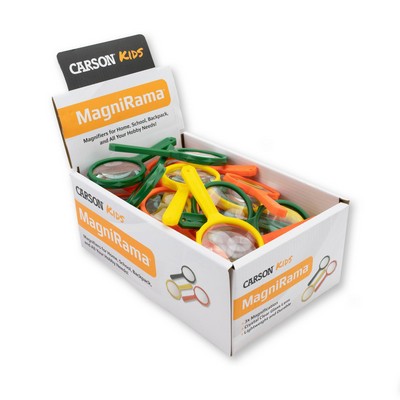 Carson Magnirama - Pack Of 50 Assorted 3X Mini-Magnifiers