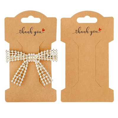 Hair Accessories Display Card 4.5x2.6''
