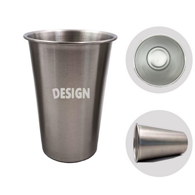 16Oz Stainless Steel Pint Cup