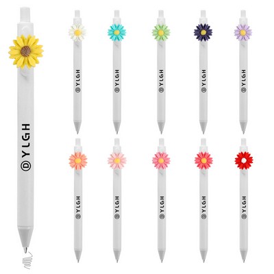 Daisy Flower Click Activated Pen