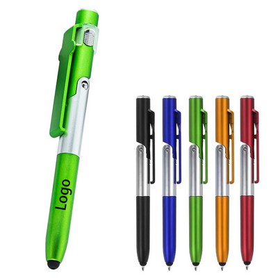 Multifunctional Phone Stand LED Touch Control Ballpoint Pen