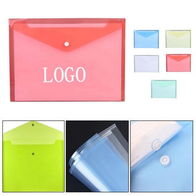 Thickened Transparent A4 File Bag
