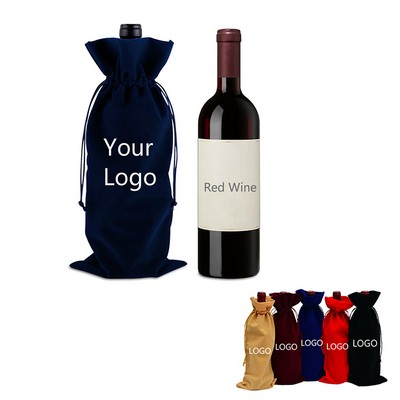 Velvet Wine Bag