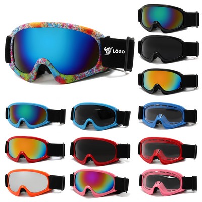 Skiing Cycling Anti Fog Windproof Eye Protection Goggles