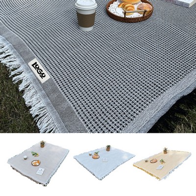 Foldable Bohemian Outdoor Camping Blanket