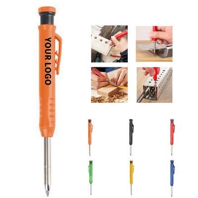 Hexagonal Carpenter Marking Pencil With Needle Nose Tip 5.9" Length x 0.3" Width