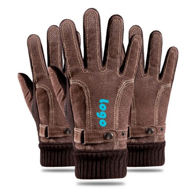 Leather Touchscreen Gloves