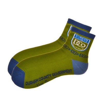 Promo Athletic Quarter Crew Socks - Up To 6 Yarn Colors