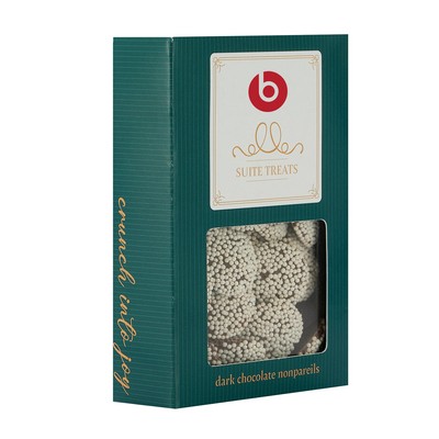 Small Suite Treat Window Boxes - Dark Chocolate Nonpareils