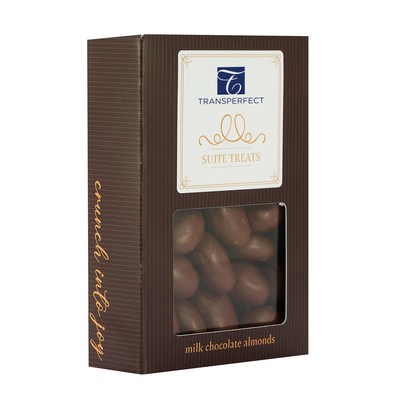 Small Suite Treat Window Boxes - Milk Chocolate Almonds