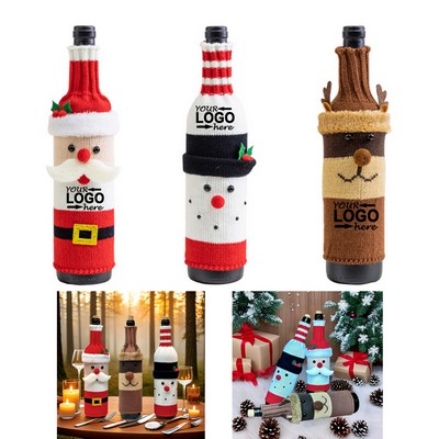 Christmas Wine Bottle Sweater