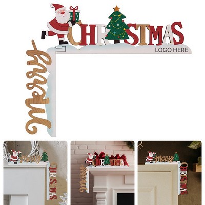 3D Wooden Christmas Letter Decor