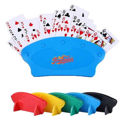 MOQ 50 Multi-Colored Fan-Shaped Playing Card Holder