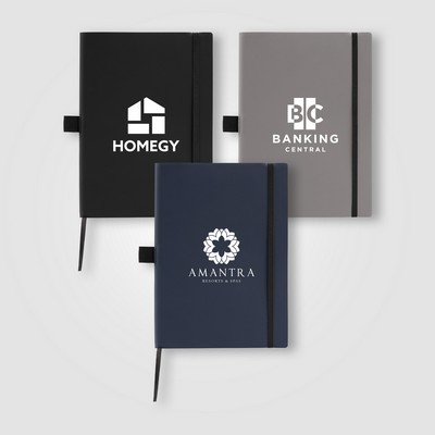 Hemingway Recycled Soft Cover Journal - A5 5.5" x 8.3" - Silkscreen