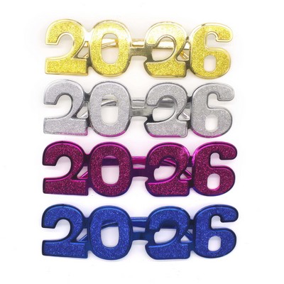 2026 Cutout New Year Party Glasses