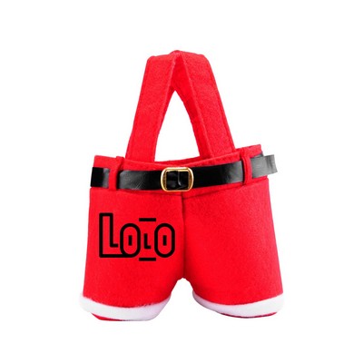 Santa Pants Christmas Gift Tote Bag