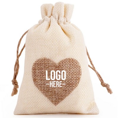 Drawstring Burlap Gift Bag