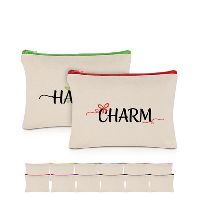 Large Multi-Purpose Canvas Cosmetic Bag