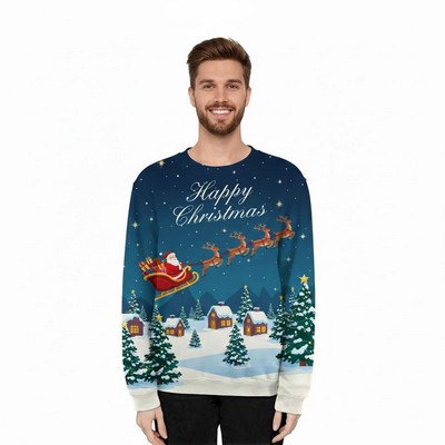 Custom Full Color Sublimated Crew Sweatshirt