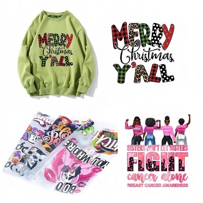 Full Color Heat DTF Transfers