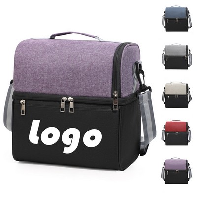 Thermo-Insulated Double-Section Lunch Tote