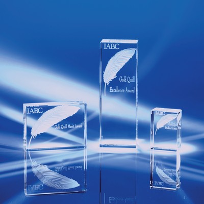 Custom Crystal Quill Award