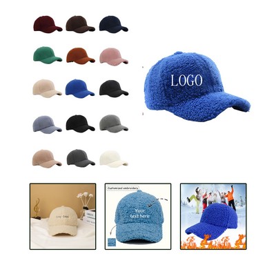 Warm Fleece Outdoor Baseball Cap