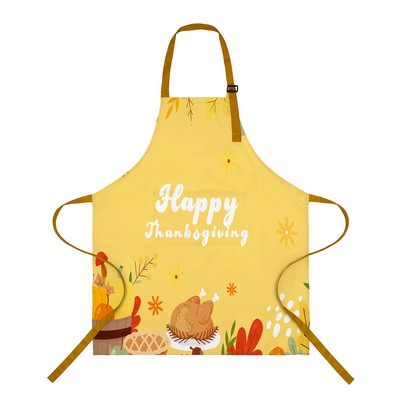 Dye Sublimation Full Length Apron W/ Adjustable Neck Strap
