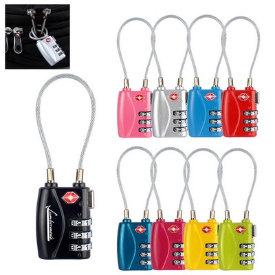 Custom Printed TSA Approved Combination Luggage Lock