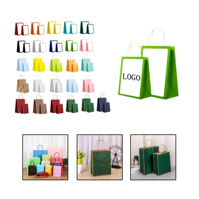 Personalized Kraft Carry Paper Bags