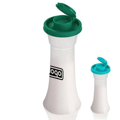 2pcs Plastic Salt & Pepper Shaker Set