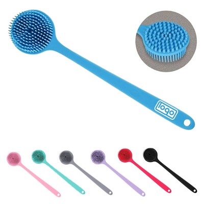 Long Handled Silicone Bath Scrub Brush