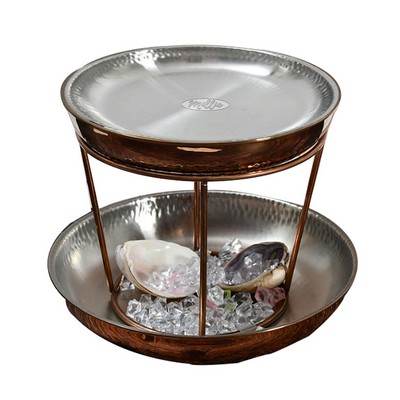 Elegant Dual-Tier Serving Platter