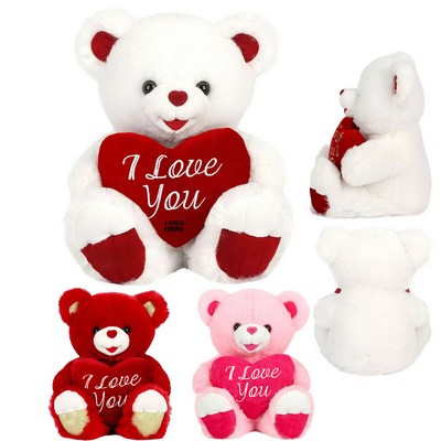 Promotional Valentine Gift Plush Teddy Bear with Heart