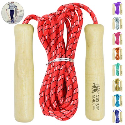Jump Rope With Wooden Handles