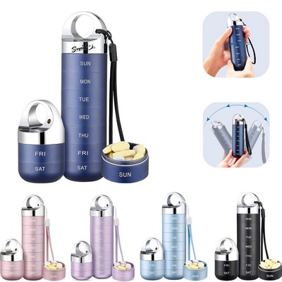 Metal Travel Pill Organizer