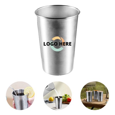 16 Oz Stainless Steel Shatterproof Pint Cup