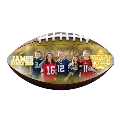 Full Color Custom #9 #6 #3 Football Regulation Size Customized Football Trophy