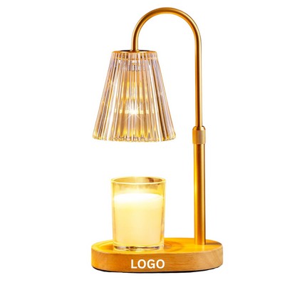 Adjustable Height Dimmable Glass Candle Warmer Lamp