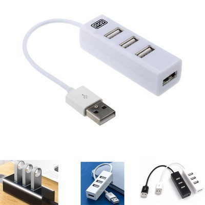 3 Port Usb Hub 2.0 Adapter Splitter